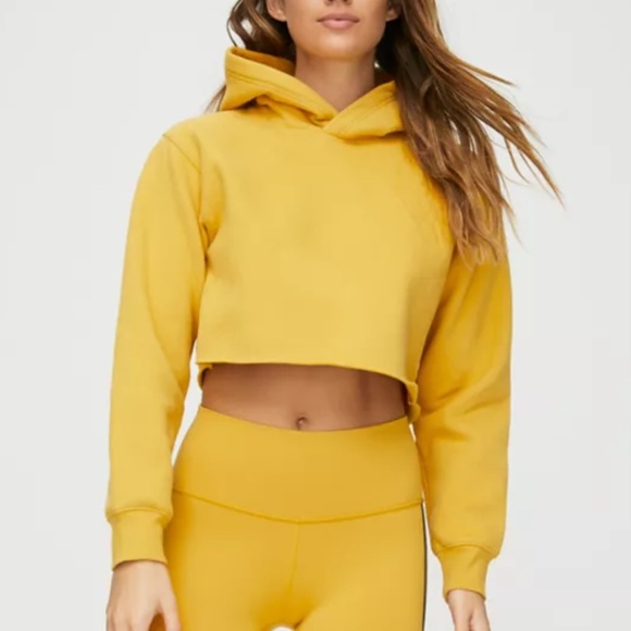 TNA Tops - Aritzia TNA Cropped Pullover Hoodie - Sz XXS